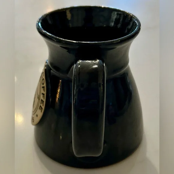 Sunset Hill Stoneware Maui Coffee Roasters Coffee Mug Black Glaze EUC - Picture 3 of 8